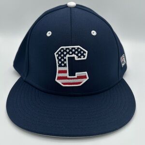 Cleveland Cavaliers Hat XL A-FLEX Stretch Fitted The Game Pro GAMETEK Patriotic